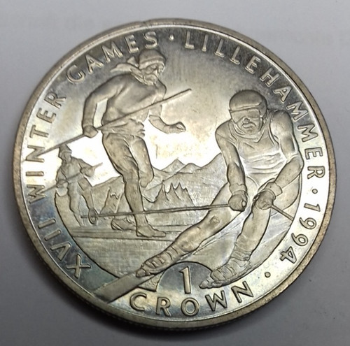 Gibraltar crown 1993 xvii - 1,