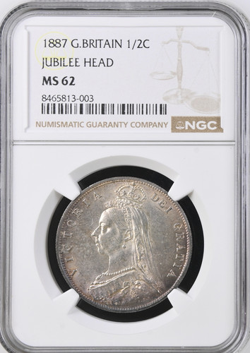 1887 victoria halfcrown - victoria,
