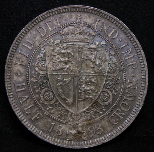 Krone 1893 victoria - 1/2, 1893,