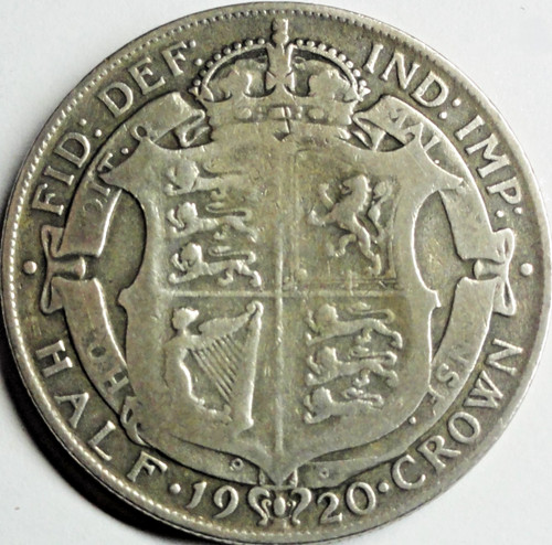 Großbritannien crown 1920 - großbritannien, 1/2