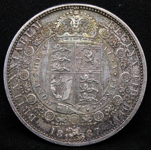 Crown 1887 victoria - 1/2, 1887,