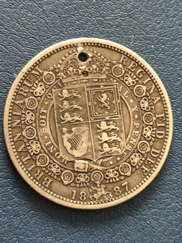 1887 half crown - gb, 1/2