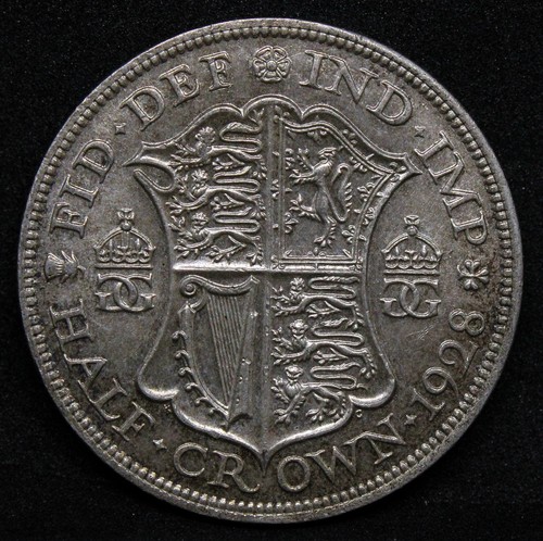 Crown 1928 great britain - 1/2,